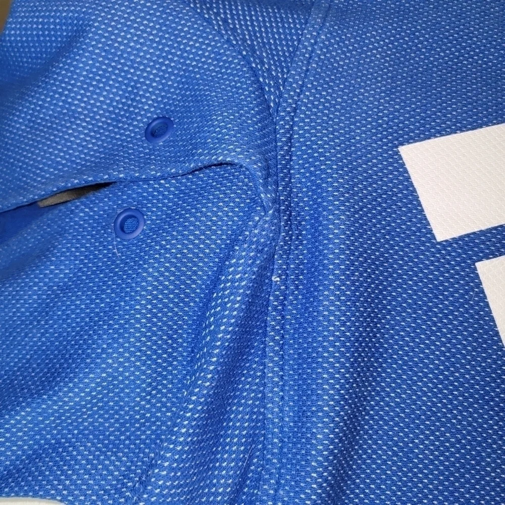 Mens Adidas Blue Short Sleeve Hoody Sweatshirt Medium Unisex